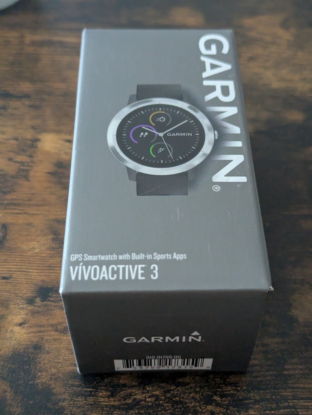 Garmin Vivoactive 3 Smartwatch (Black/Stainless Steel)